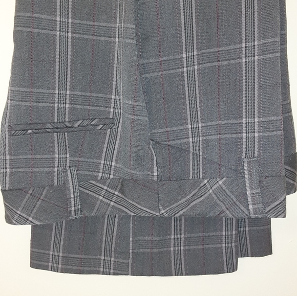 Star City Miranda shades of gray/black/pink,etc. plaid dress pants. - Picture 6 of 11